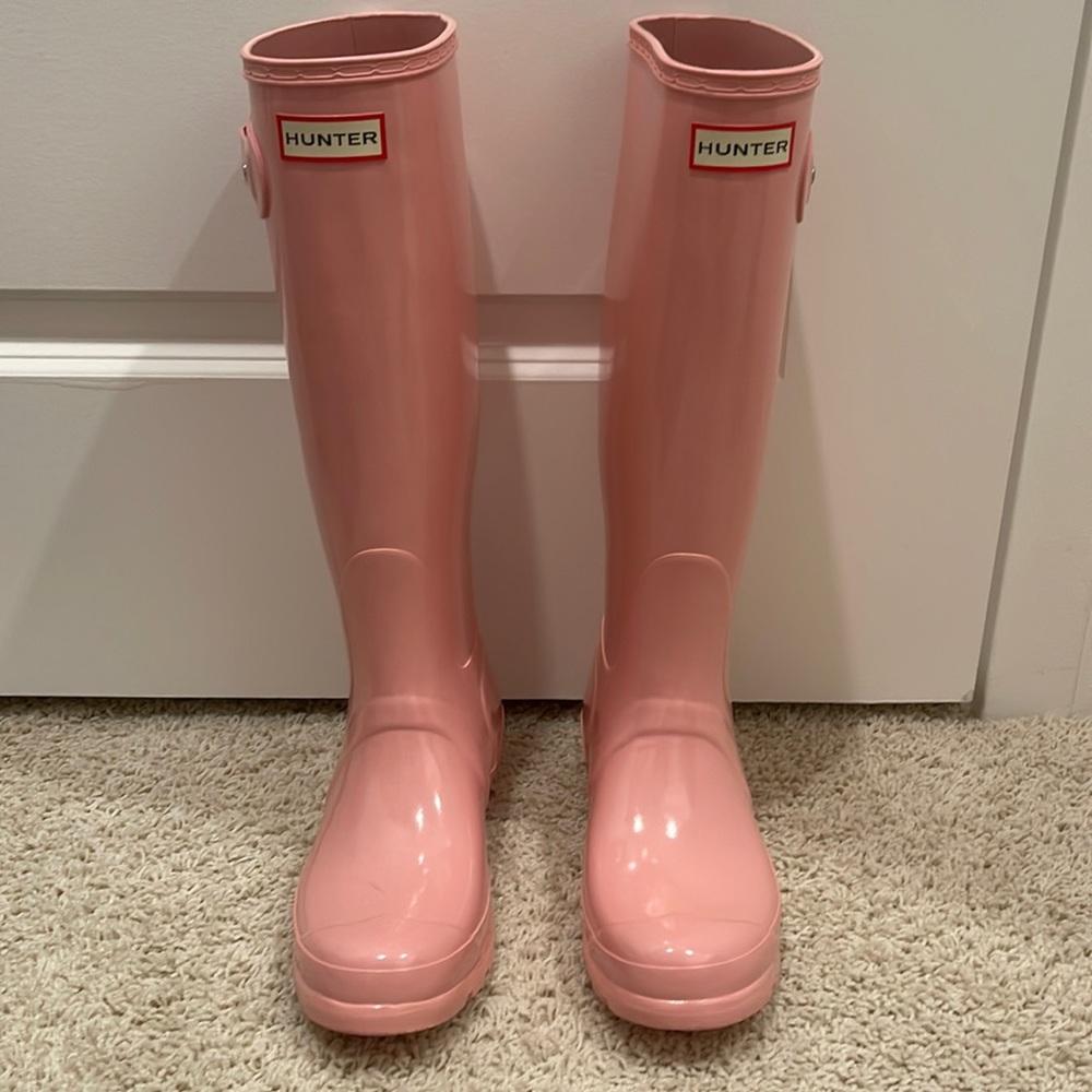 New Hunter Tall Pink Rainboot